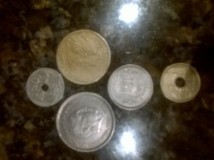 lote monedas españolas  50 centimos 1949  50 - Imagen 1