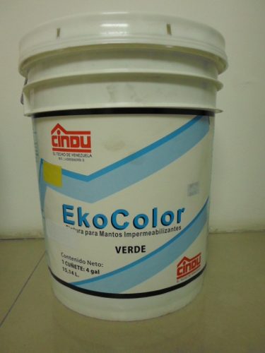 pintura impermeabilizante marca  ekocolor c - Imagen 1