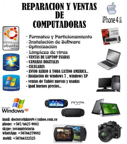 venta y reparacion de computadora laptop usad - Imagen 1