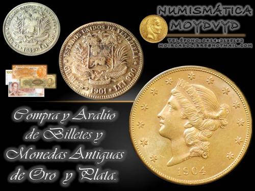 Compramos Monedas antiguas de Plata y Oro de  - Imagen 1